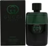 A bottle of Gucci Guilty Essence Pour Homme Eau De Toilette and its packaging. Anteprima dell’immagine prodotto