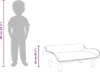 Kindersofa Braun 70x40x24 cm Stoff Produktbild-Vorschau 8
