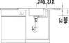 Spüle Blanco ZIA 9 E 930 510 mm softweiß 527211 Produktbild-Vorschau 5