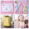 Cahier en peluche avec motif licorne et accessoires Voir les images du produit 5