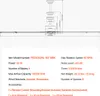 Diagram and specifications for a ceiling fan. Náhled obrázku produktu