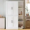 MODFU Mehrzweckschrank 103 x 40 x 163 cm, Küchenschrank mit Produktbild-Vorschau 3