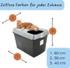 2er Set Hop In Katzenklo oben einstieg Katzentoilette Produktbild-Vorschau 2