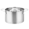 Topfset 3er mit Glasdeckel Silber Küchentöpfe 2L 2,8L 3,7L Produktbild-Vorschau 3