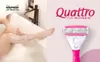 3x WILKINSON Quattro für Frauen Nachfüllminen Produktbild-Vorschau 3