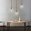 Deckenlampe E27 Jute Seil Hängeleuchte doppelt Loft Boho Produktbild-Vorschau 3
