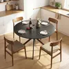 HOMCOM Eettafel voor 4 personen, keukentafel in industriële Productafbeelding-voorbeeld 2