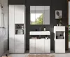 Badezimmer Hochschrank "Larik" in weiß Hochglanz Badschrank Produktbild-Vorschau 7