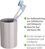 Zahnputzbecher Polaris Pastel Grey Keramik Produktbild-Vorschau 3