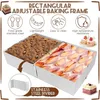 Backrahmen Rechteckig Verstellbar, 10 cm Hohe, für Kuchen, Produktbild-Vorschau 4