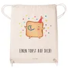 Mr. & Mrs. Panda Stoffbeutel Toast Party - Transparent - Produktbild-Vorschau 3