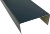 A dark gray metal U-shaped profile on a white background. Produktbild-Vorschau