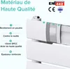 doporro Radiateur de Salle de Bain Sèche-Serviette 160x50cm Voir les images du produit 4