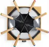 Livoo Fonduetopf 2 L 800 W Schwarz und Holz für 8 Personen Produktbild-Vorschau 4