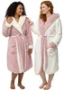 CalmyLIFE Bademantel Damen flauschig Morgenmantel - mit Produktbild-Vorschau 1