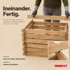 Holzkomposter Garten ONBEST | 520 Liter | 100x100x72 cm | Produktbild-Vorschau 9