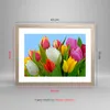 Gerahmtes Poster - Rahmen in heller Eiche - Tulpen Produktbild-Vorschau 5