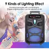Tragbarer Lautsprecher, Bluetooth 5.0 Karaoke-Lautsprecher Produktbild-Vorschau 3