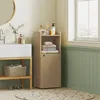 Szafka łazienkowa HOMCOM, szafka narożna z otwartą półką, Podgląd zdjęcia produktu 2