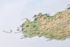 GeoMetro XL Italienkarte auf Italienisch mit Laminierung Produktbild-Vorschau 4