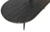 Esstisch 204 x 90 cm Holz Walnuss-Optik gerade Kante oval Produktbild-Vorschau 3