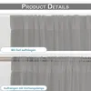 Zestaw 2 szt. zasłon zewnętrznych z moskitierą, moskitiera Podgląd zdjęcia produktu 7