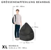 Vak na sedenie Sitting Point Futbal XL 110 x 70 cm Náhľad obrázku produktu 7