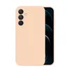 A pink phone case is shown from the back, with a smartphone screen visible on the right side. Produktbild-Vorschau