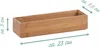 ZELLER PRESENT Aufbewahrungsbox Bamboo 23x7,5x5cm natur Produktbild-Vorschau 4