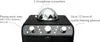 Close-up of the top and front panel of a black party speaker with a disco ball on top and control knobs and buttons on the front. Produktbild-Vorschau