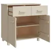 Příborník HAMAR medově hnědý 79 x 40 x 80 cm masivní Náhled obrázku produktu 5