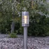 Lampada da esterno a LED e solare "Terni" in acciaio Anteprima dell’immagine prodotto 1