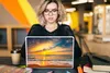 MuchoWow® Laptop Aufkleber Sticker Cover Sonnenuntergang - Produktbild-Vorschau 5