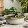 Mini Gartenteich rund beige - 52 cm - Garten Deko Metall Produktbild-Vorschau 6