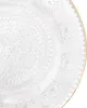 HOMLA Zestaw 6x Talerzyk Barrel szklany złoty rant 15 cm Podgląd zdjęcia produktu 4