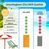 Strandtuch XXL aus Baumwolle, 100x200 cm, gelb mit Produktbild-Vorschau 5