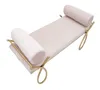 FURNLUX Ottomane Band Rosa 113cm / Hauptfarbe: Rosa / Produktbild-Vorschau 4