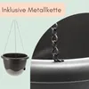 2er Set Blumentopf zum Hängen Outdoor Blumenampel Außen Produktbild-Vorschau 5