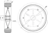 Metal-Gummi-Räder Ersatzrad Gummi 400mm / 400kg  Produktbild-Vorschau 2