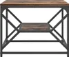 Konferenčný stolík vidaXL z údeného dubu 51 x 50 x 40 cm Náhľad obrázku produktu 5