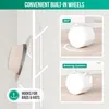 Avalo Appendiabiti su Rotelle Bianco - Metallo - 100x40x156 Anteprima dell’immagine prodotto 8