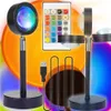 LED projektorová lampa Sunset 16 barev, noční lampa, dárek Náhled obrázku produktu 1