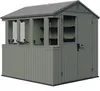 Keter Darwin Gewächshaus 244x190x221cm Grün - Treibhaus aus Produktbild-Vorschau 1