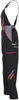 A side view of black overalls with orange and gray accents. Produktbild-Vorschau