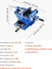 Strojní svěrák VEVOR, šířka čelistí 10,16 cm, dvoucestný Náhled obrázku produktu 7