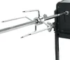 A close-up of a rotisserie spit with forks attached to a motor unit. Náhľad obrázku produktu