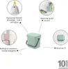Brabantia Sort&Go odpadkový koš 211683 3L nefritově zelený Náhled obrázku produktu 4