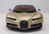 Welly 24077G Bugatti Chiron 2017 gold schwarz 1:24 Produktbild-Vorschau 6