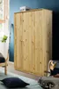 Möbilia Kleiderschrank | mit 3 Türen | Kiefer-Holz massiv | Produktbild-Vorschau 4