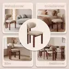 COLAMY 2er-Set Esszimmerstühle aus Chenille, braunes Produktbild-Vorschau 9